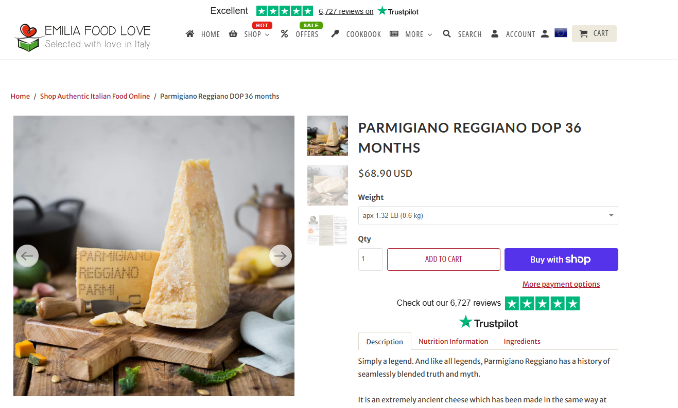 Emilia Food Love Review