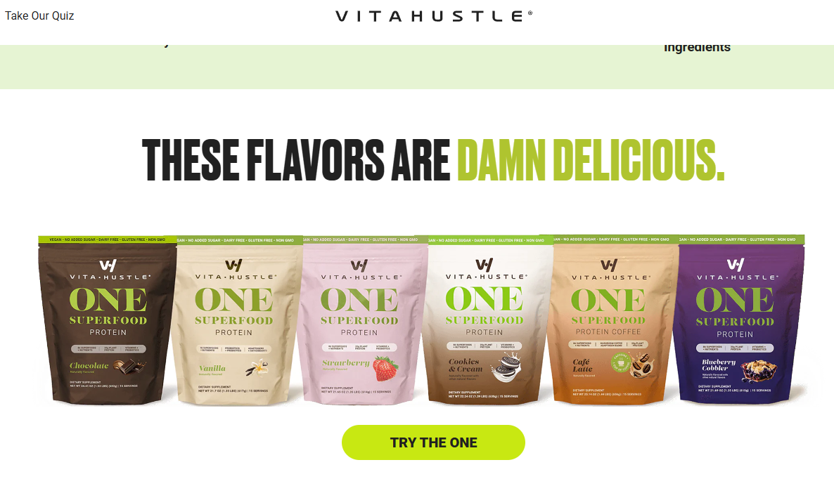 VitaHustle ONE Superfood Protein Shake Strawberry Review: Plant-Based Nutrition Made Easy