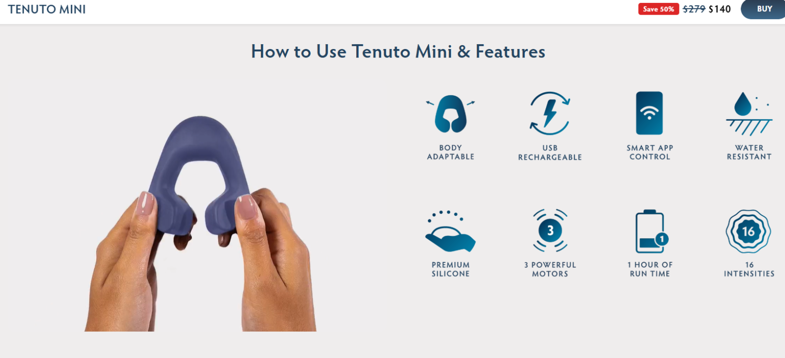 Tenuto Mini Review – Smart Men’s Wellness Device